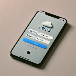  iCloud login page