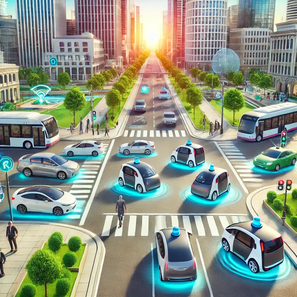 autonomous vehicles on the road 